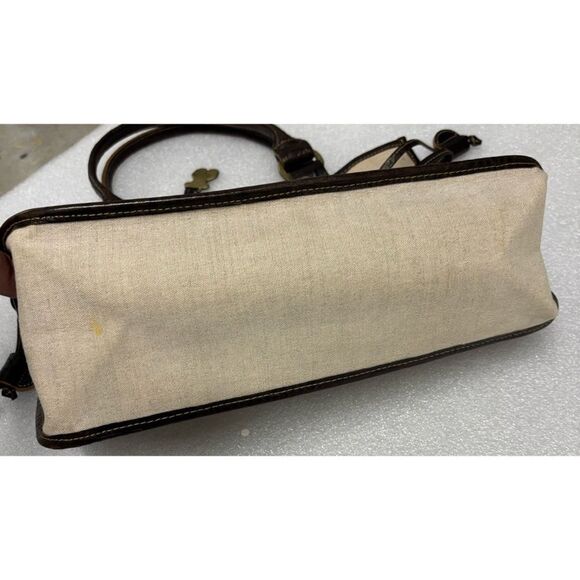 Vintage RARE TOUS Canvas / Leather Everyday Shoulder Tote - Picture 7 of 10
